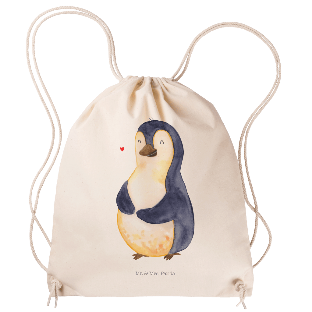Sportbeutel Pinguin Diät Turnbeutel, Beutel, Sporttasche, Tasche, Stoffbeutel, Pinguin, Pinguine, Diät, Abnehmen, Abspecken, Gewicht, Motivation, Selbstliebe, Körperliebe, Selbstrespekt