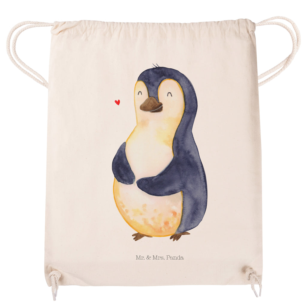 Sportbeutel Pinguin Diät Turnbeutel, Beutel, Sporttasche, Tasche, Stoffbeutel, Pinguin, Pinguine, Diät, Abnehmen, Abspecken, Gewicht, Motivation, Selbstliebe, Körperliebe, Selbstrespekt