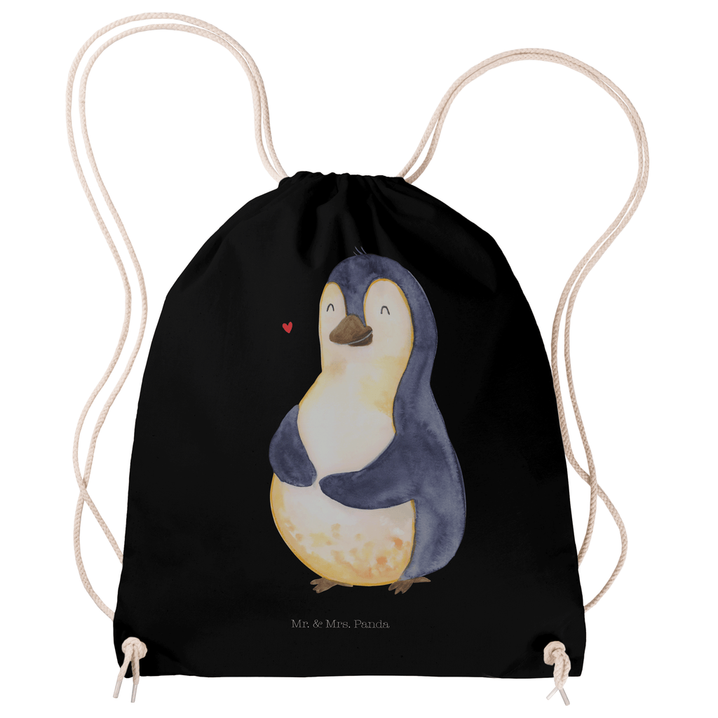 Sportbeutel Pinguin Diät Turnbeutel, Beutel, Sporttasche, Tasche, Stoffbeutel, Pinguin, Pinguine, Diät, Abnehmen, Abspecken, Gewicht, Motivation, Selbstliebe, Körperliebe, Selbstrespekt