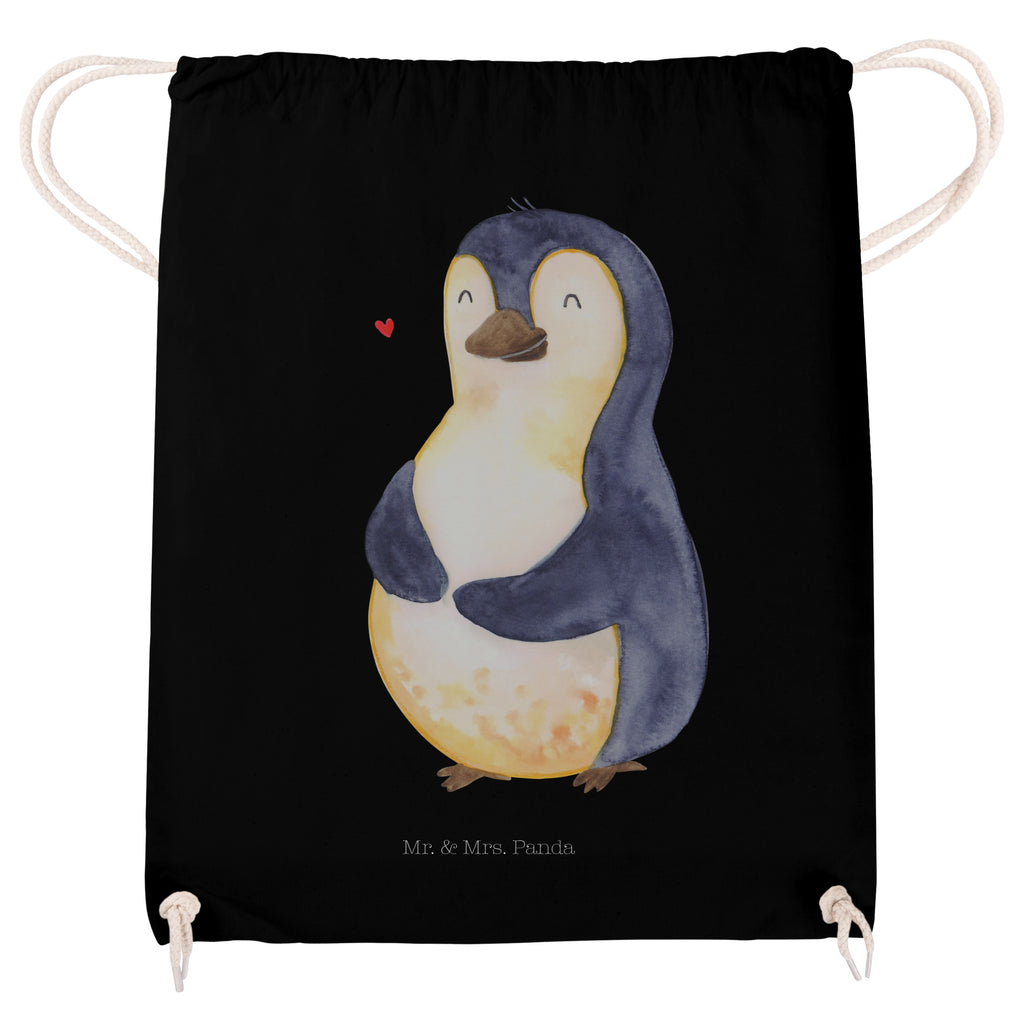Sportbeutel Pinguin Diät Turnbeutel, Beutel, Sporttasche, Tasche, Stoffbeutel, Pinguin, Pinguine, Diät, Abnehmen, Abspecken, Gewicht, Motivation, Selbstliebe, Körperliebe, Selbstrespekt