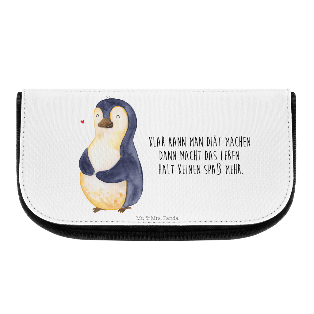 Kosmetiktasche Pinguin Diät Kosmetikbeutel, Kulturtasche, Kulturbeutel, Schminktasche, Make-Up Tasche, Pinguin, Pinguine, Diät, Abnehmen, Abspecken, Gewicht, Motivation, Selbstliebe, Körperliebe, Selbstrespekt