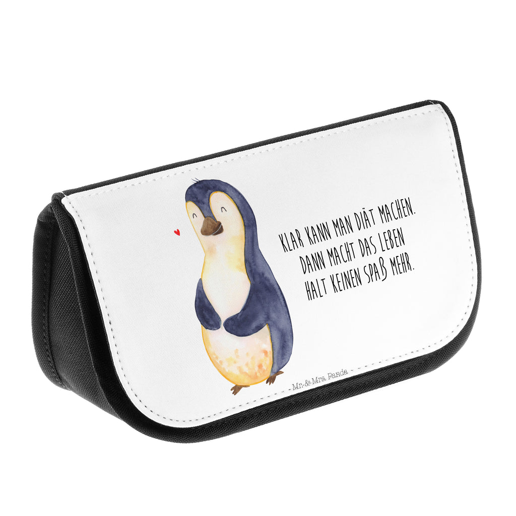 Kosmetiktasche Pinguin Diät Kosmetikbeutel, Kulturtasche, Kulturbeutel, Schminktasche, Make-Up Tasche, Pinguin, Pinguine, Diät, Abnehmen, Abspecken, Gewicht, Motivation, Selbstliebe, Körperliebe, Selbstrespekt