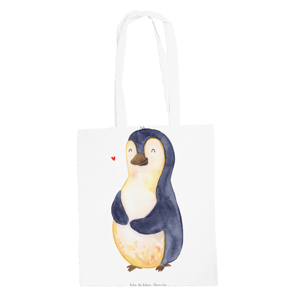 Tragetasche Pinguin Diät Beuteltasche, Beutel, Einkaufstasche, Jutebeutel, Stoffbeutel, Pinguin, Pinguine, Diät, Abnehmen, Abspecken, Gewicht, Motivation, Selbstliebe, Körperliebe, Selbstrespekt