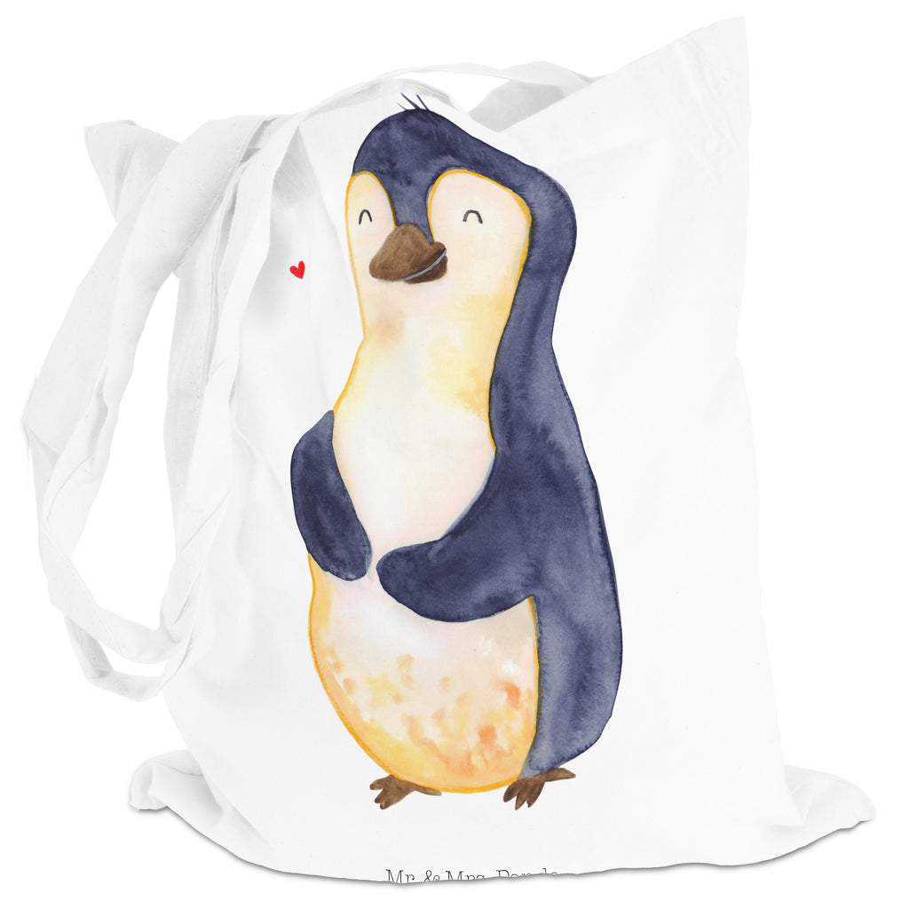 Tragetasche Pinguin Diät Beuteltasche, Beutel, Einkaufstasche, Jutebeutel, Stoffbeutel, Pinguin, Pinguine, Diät, Abnehmen, Abspecken, Gewicht, Motivation, Selbstliebe, Körperliebe, Selbstrespekt