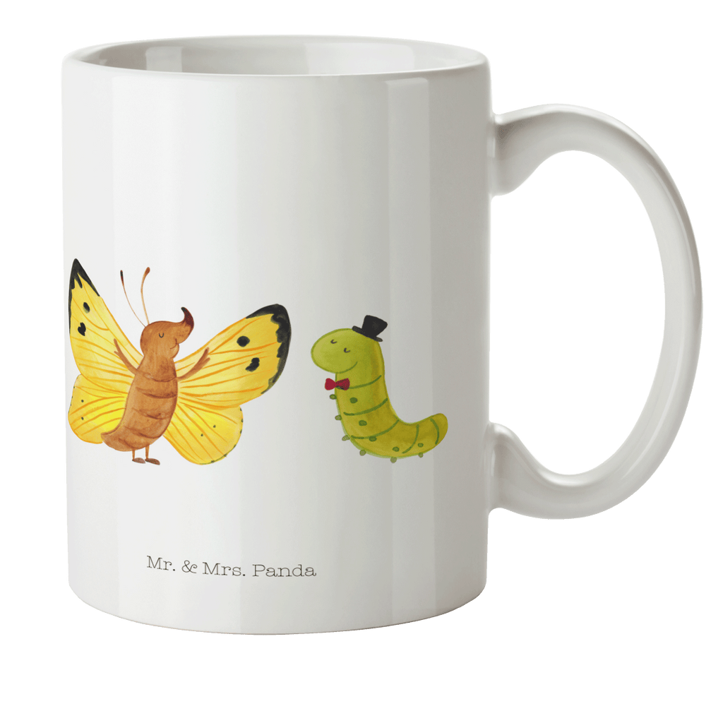 Kindertasse Raupe & Schmetterling Kunststoff Tasse, Kindergarten, Tasse, Trinkbecher, Camping Becher, Kaffeetasse, Kunststoffbecher, Kindergartenbecher, Outdoorgeschirr, Kunststoffgeschirr, Reisebecher, Reisetasse, Kinderbecher, Tiermotive, Gute Laune, lustige Sprüche, Tiere, Raupe, Schmetterling, Zitronenfalter, Entwicklung, Erwachsen werden, Kokon, Hut, Hütchen, Schönheit, Aufwachsen