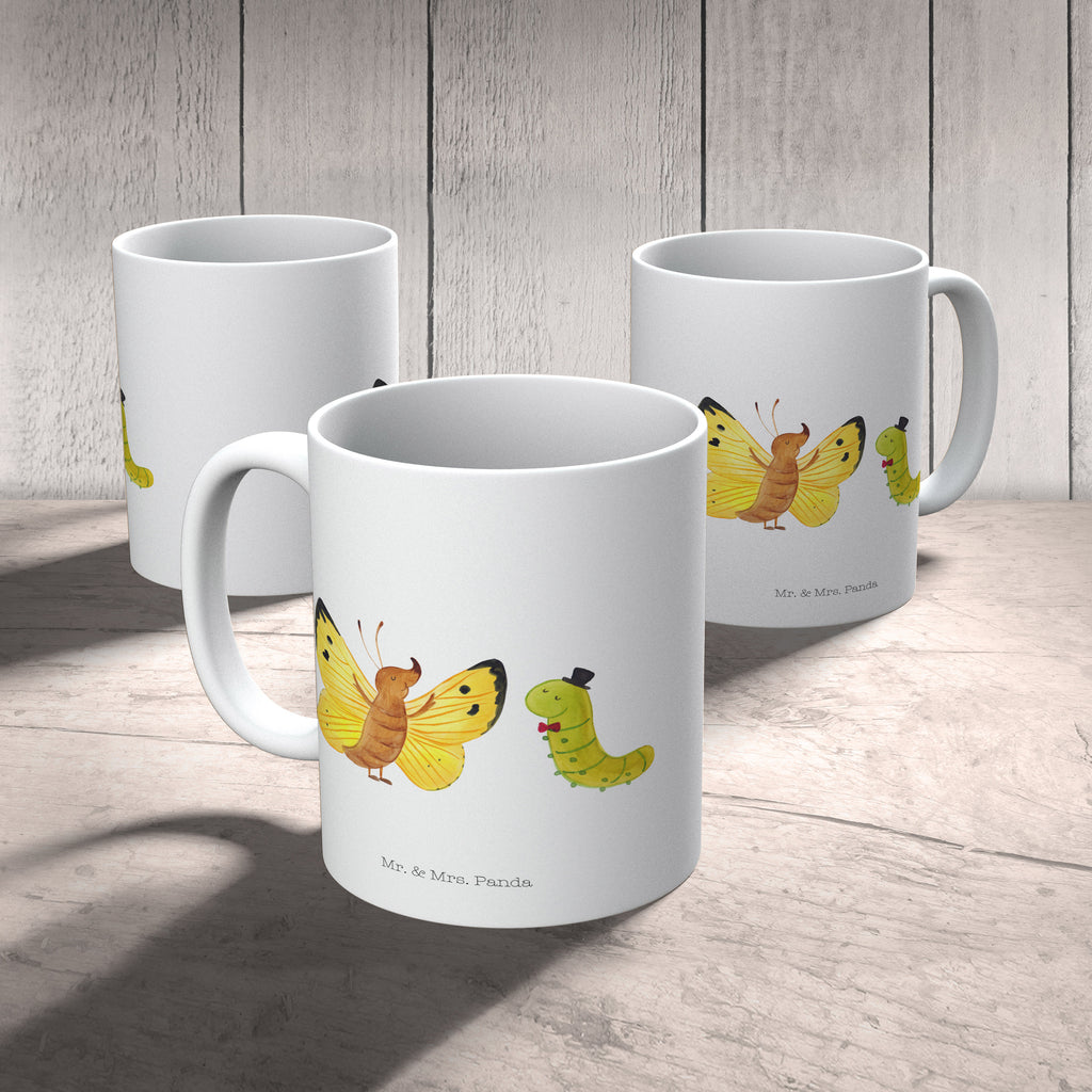 Kindertasse Raupe & Schmetterling Kunststoff Tasse, Kindergarten, Tasse, Trinkbecher, Camping Becher, Kaffeetasse, Kunststoffbecher, Kindergartenbecher, Outdoorgeschirr, Kunststoffgeschirr, Reisebecher, Reisetasse, Kinderbecher, Tiermotive, Gute Laune, lustige Sprüche, Tiere, Raupe, Schmetterling, Zitronenfalter, Entwicklung, Erwachsen werden, Kokon, Hut, Hütchen, Schönheit, Aufwachsen