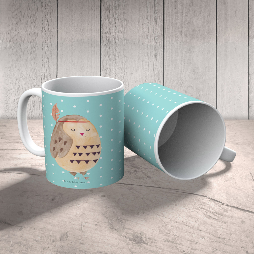 Kindertasse Eule Federschmuck Kunststoff Tasse, Kindergarten, Tasse, Trinkbecher, Camping Becher, Kaffeetasse, Kunststoffbecher, Kindergartenbecher, Outdoorgeschirr, Kunststoffgeschirr, Reisebecher, Reisetasse, Kinderbecher, Eule, Eule Deko, Owl, Das Leben ist ein Abenteuer, Reisespruch, Federschmuck, Dekoration
