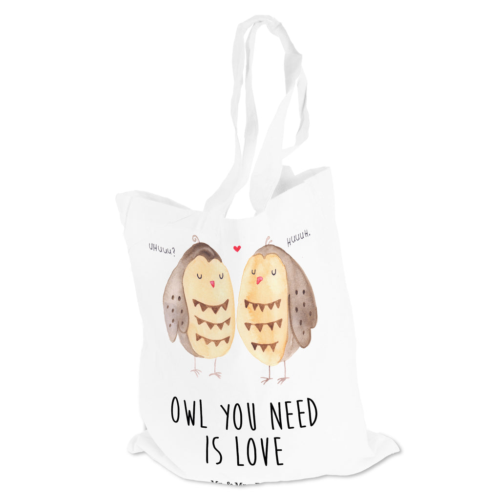 Tragetasche Eule Liebe Beuteltasche, Beutel, Einkaufstasche, Jutebeutel, Stoffbeutel, Eule, Eule Deko, Liebe, Hochzeit Spruch, Owl, All you need is love, Liebe Spruch, Freundin Geschenk, Freund, Wortspiel lustig