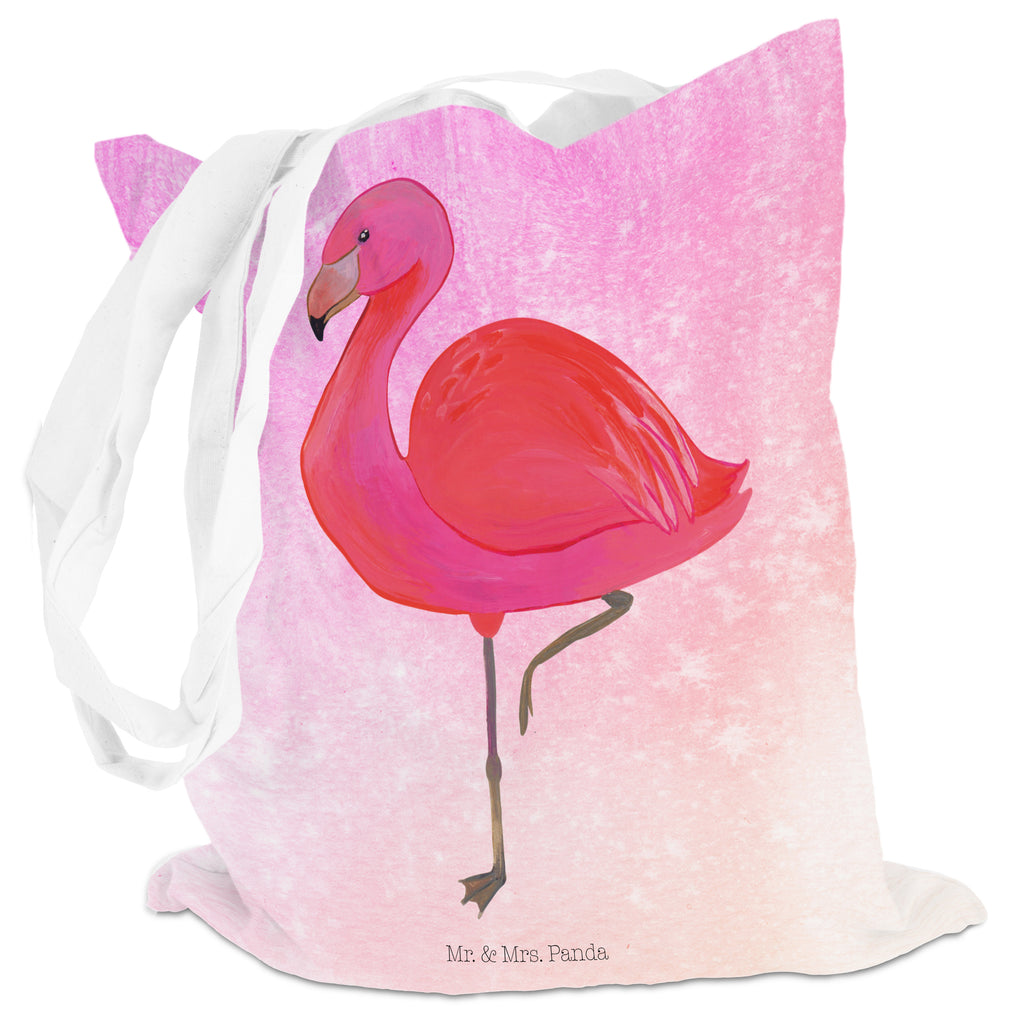 Tragetasche Flamingo classic Beuteltasche, Beutel, Einkaufstasche, Jutebeutel, Stoffbeutel, Flamingo, Einzigartig, Selbstliebe, Stolz, ich, für mich, Spruch, Freundin, Freundinnen, Außenseiter, Sohn, Tochter, Geschwister