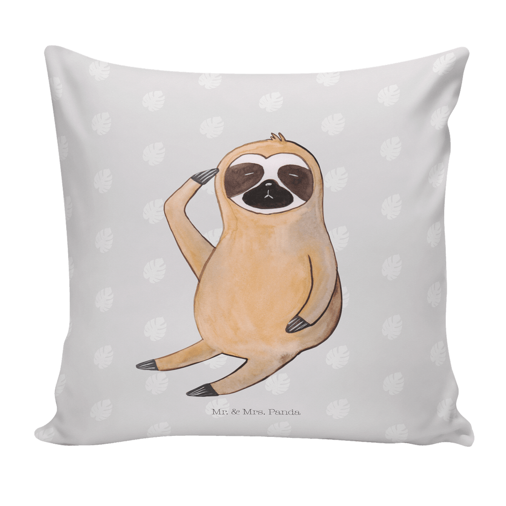 40x40 Kissen Faultier Vogel zeigen Kissenhülle, Kopfkissen, Sofakissen, Dekokissen, Motivkissen, Faultier, Faultier Geschenk, Faultier Deko, Faultiere, faul, Lieblingstier, Spinner, früher Vogel, der frühe Vogel, Frühaufsteher, Morgenmuffel, Vogel, Faultierwelt