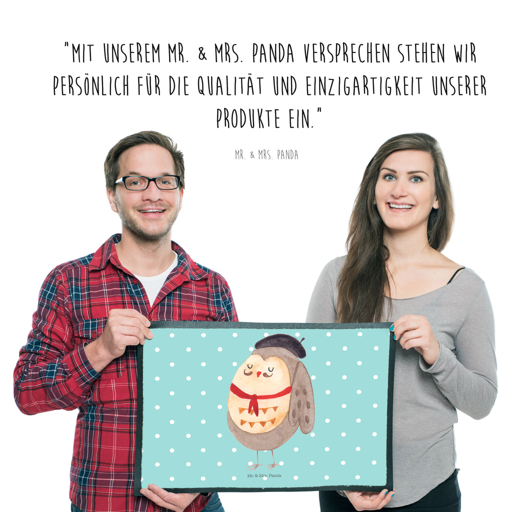 Fußmatte Eule Französisch Eule, Eulen, Eule Deko, Owl, hibou, La vie est belle, das Leben ist schön, Spruch schön, Spruch Französisch, Frankreich Türvorleger, Schmutzmatte, Fußabtreter, Matte, Schmutzfänger, Fußabstreifer, Schmutzfangmatte, Türmatte, Motivfußmatte,  Haustürmatte, Vorleger  Eule