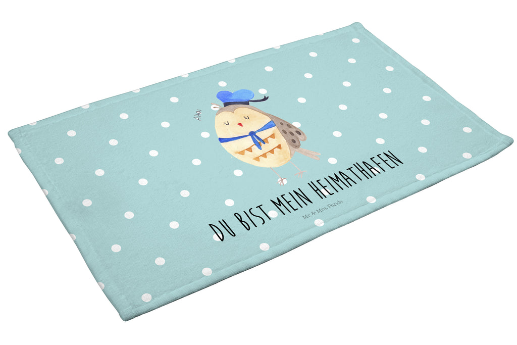 Gäste Handtuch Eule Matrosen Gästetuch, Reisehandtuch, Sport Handtuch, Frottier, Kinder Handtuch, Eule, Eule Spruch, Eule Deko, Owl, Wortspiel lustig, Matrose, Freundin, Ehe, Seefahrer, Heimathafen, Hochzeitstag Geschenk
