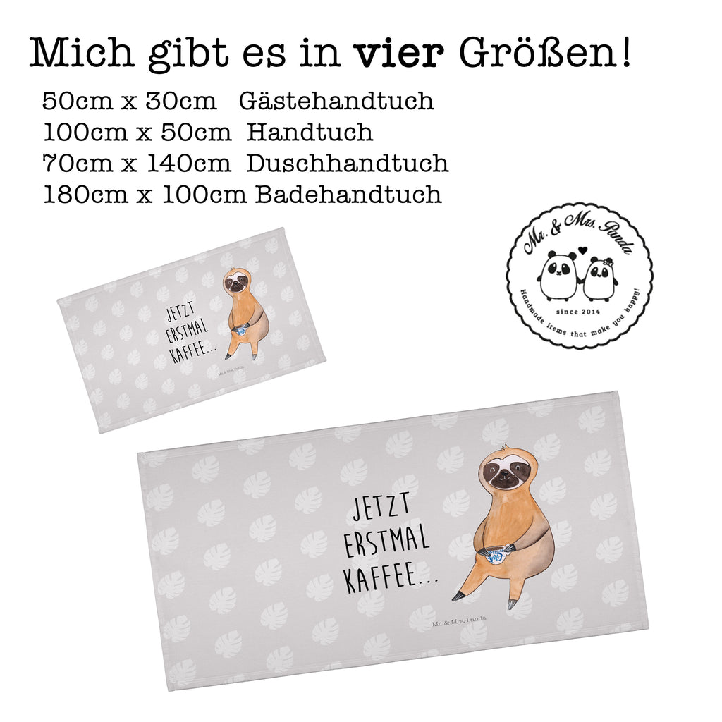 Gäste Handtuch Faultier Kaffee Gästetuch, Reisehandtuch, Sport Handtuch, Frottier, Kinder Handtuch, Faultier, Faultier Geschenk, Faultier Deko, Faultiere, faul, Lieblingstier, Kaffee, erster Kaffee, Morgenmuffel, Frühaufsteher, Kaffeetasse, Genießer, Coffee, Kaffeegetränk
