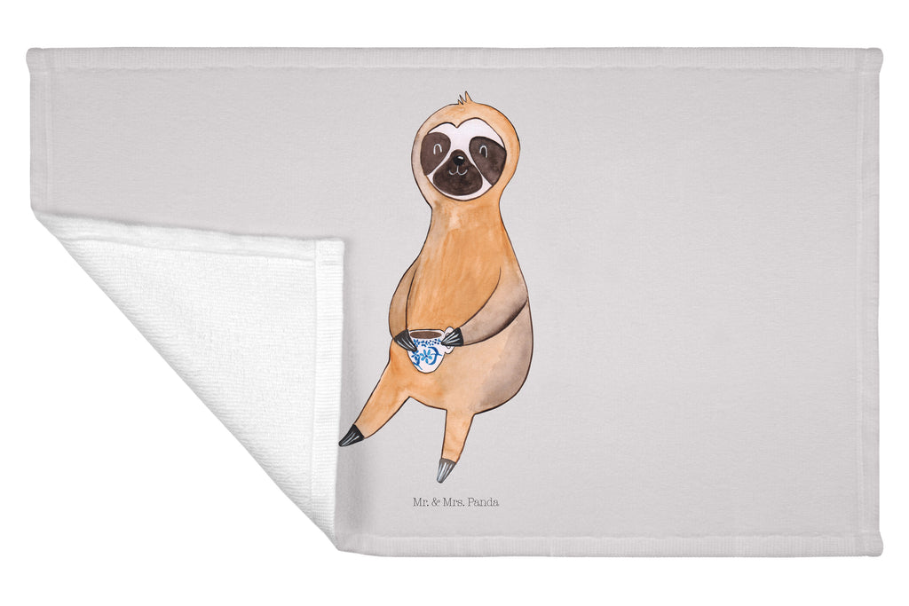Gäste Handtuch Faultier Kaffee Gästetuch, Reisehandtuch, Sport Handtuch, Frottier, Kinder Handtuch, Faultier, Faultier Geschenk, Faultier Deko, Faultiere, faul, Lieblingstier, Kaffee, erster Kaffee, Morgenmuffel, Frühaufsteher, Kaffeetasse, Genießer, Coffee, Kaffeegetränk