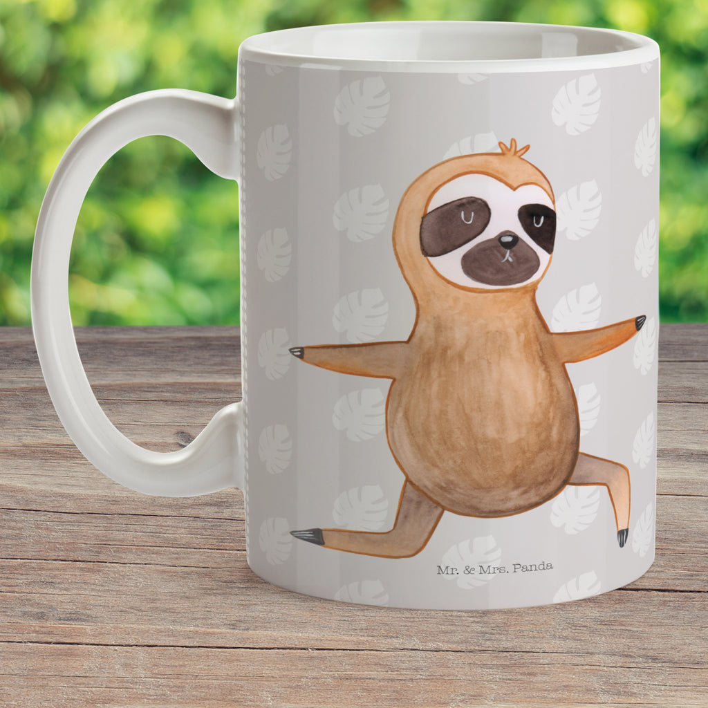 Kindertasse Faultier  Yoga Kunststoff Tasse, Kindergarten, Tasse, Trinkbecher, Camping Becher, Kaffeetasse, Kunststoffbecher, Kindergartenbecher, Outdoorgeschirr, Kunststoffgeschirr, Reisebecher, Reisetasse, Kinderbecher, Faultier, Faultier Geschenk, Faultier Deko, Faultiere, faul, Lieblingstier, Yoga, Namaste, Krieger, Yogaübungen, Meditation, Atmung, Gelassenheit, Entspannung