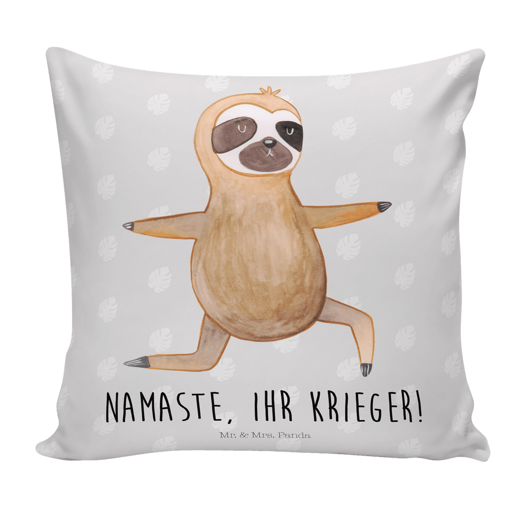 40x40 Kissen Faultier  Yoga Kissenhülle, Kopfkissen, Sofakissen, Dekokissen, Motivkissen, Faultier, Faultier Geschenk, Faultier Deko, Faultiere, faul, Lieblingstier, Yoga, Namaste, Krieger, Yogaübungen, Meditation, Atmung, Gelassenheit, Entspannung
