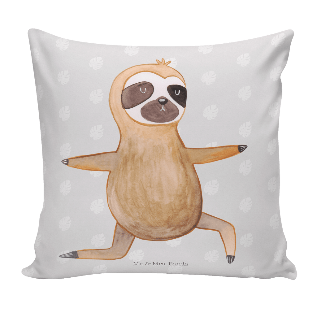 40x40 Kissen Faultier  Yoga Kissenhülle, Kopfkissen, Sofakissen, Dekokissen, Motivkissen, Faultier, Faultier Geschenk, Faultier Deko, Faultiere, faul, Lieblingstier, Yoga, Namaste, Krieger, Yogaübungen, Meditation, Atmung, Gelassenheit, Entspannung