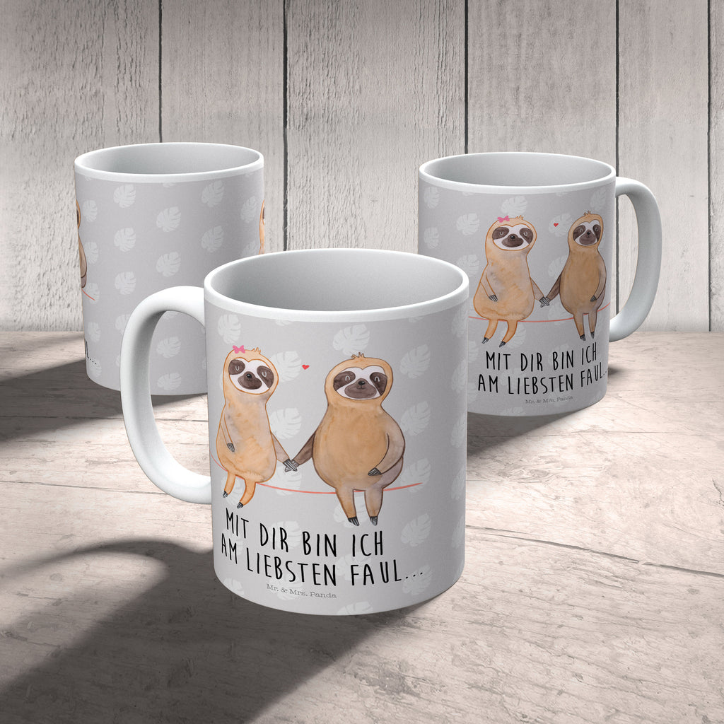 Kindertasse Faultier Pärchen Kunststoff Tasse, Kindergarten, Tasse, Trinkbecher, Camping Becher, Kaffeetasse, Kunststoffbecher, Kindergartenbecher, Outdoorgeschirr, Kunststoffgeschirr, Reisebecher, Reisetasse, Kinderbecher, Faultier, Faultier Geschenk, Faultier Deko, Faultiere, faul, Lieblingstier, Liebe, Liebespaar, Faultierliebe, Faultierpärchen, verliebt, verlobt, gemeinsam, relaxen, Pärchen, Beziehung, Langsamkeit