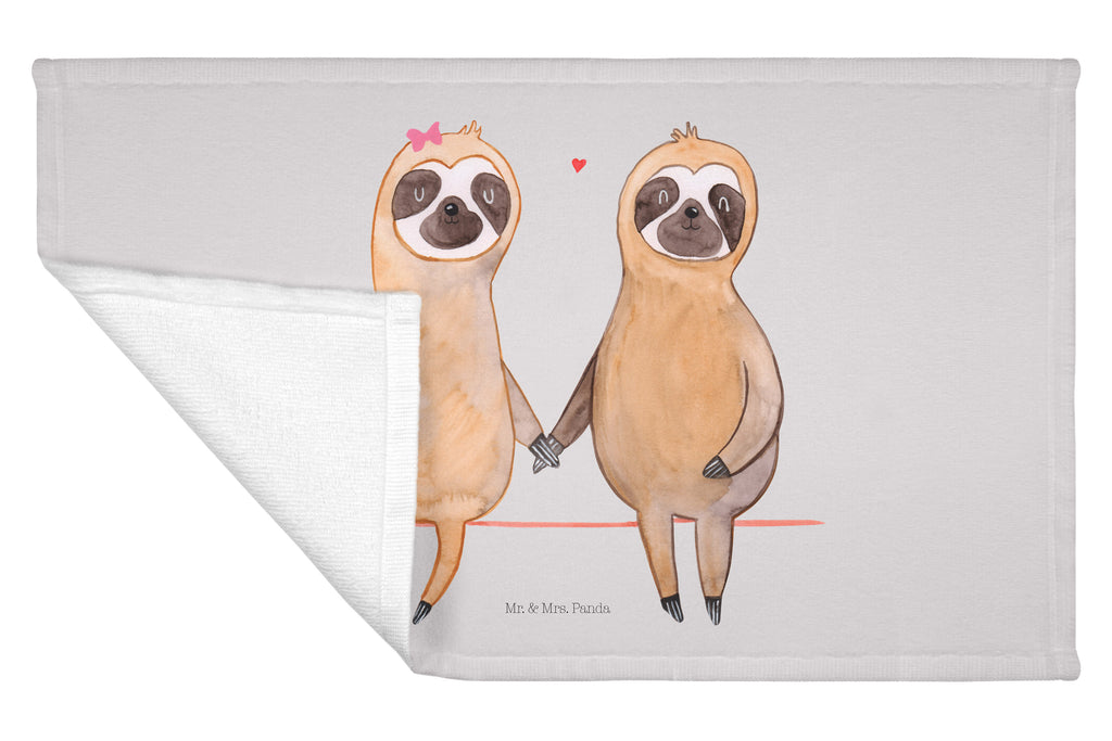 Gäste Handtuch Faultier Pärchen Gästetuch, Reisehandtuch, Sport Handtuch, Frottier, Kinder Handtuch, Faultier, Faultier Geschenk, Faultier Deko, Faultiere, faul, Lieblingstier, Liebe, Liebespaar, Faultierliebe, Faultierpärchen, verliebt, verlobt, gemeinsam, relaxen, Pärchen, Beziehung, Langsamkeit
