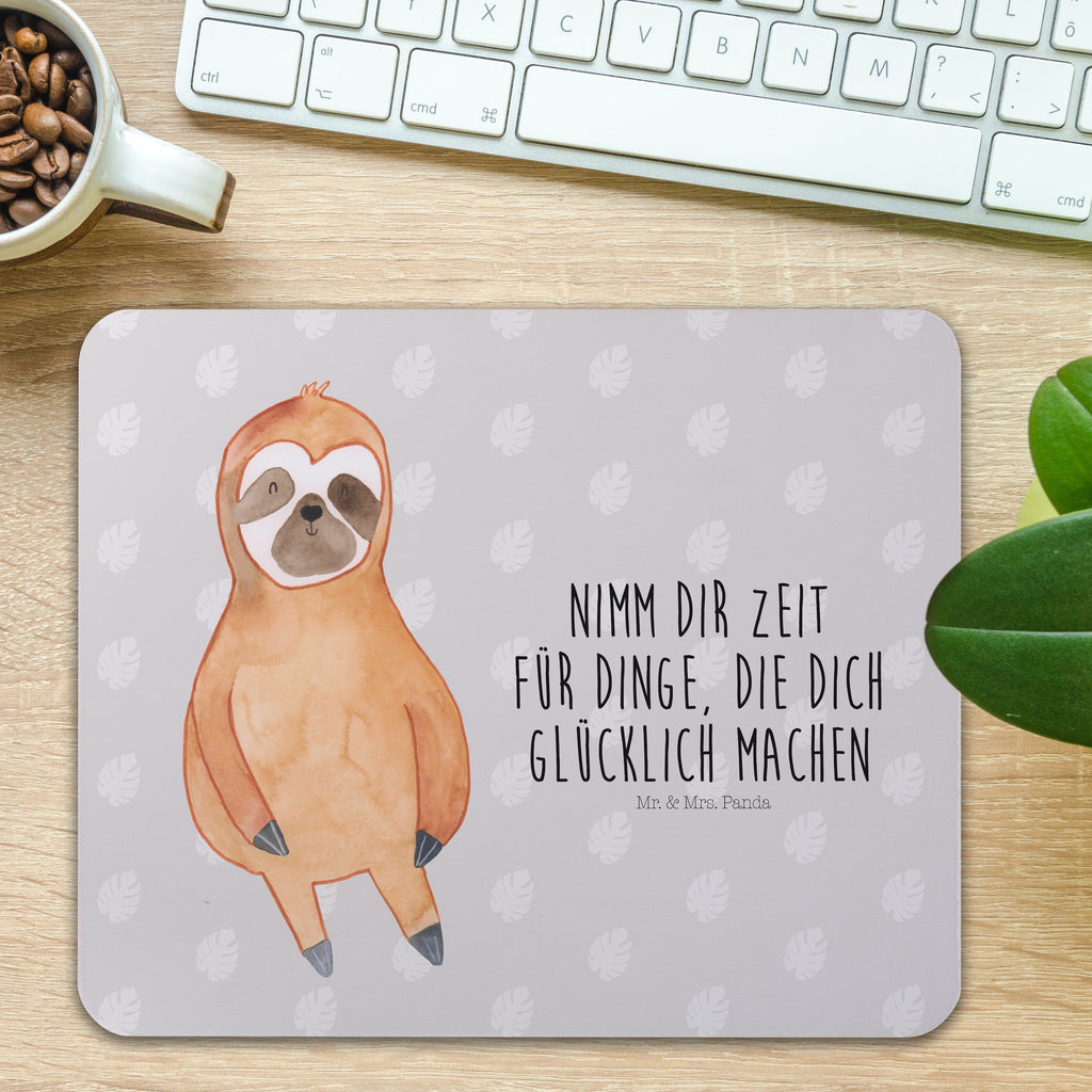 Mauspad Faultier Zufrieden Mousepad, Computer zubehör, Büroausstattung, PC Zubehör, Arbeitszimmer, Mauspad, Einzigartiges Mauspad, Designer Mauspad, Faultier, Faultier Geschenk, Faultier Deko, Faultiere, faul, Lieblingstier, Pause, relaxen, Glück, glücklich, zufrieden, happy, Zufriedenheit, Gelassenheit, Ruhe, Frieden