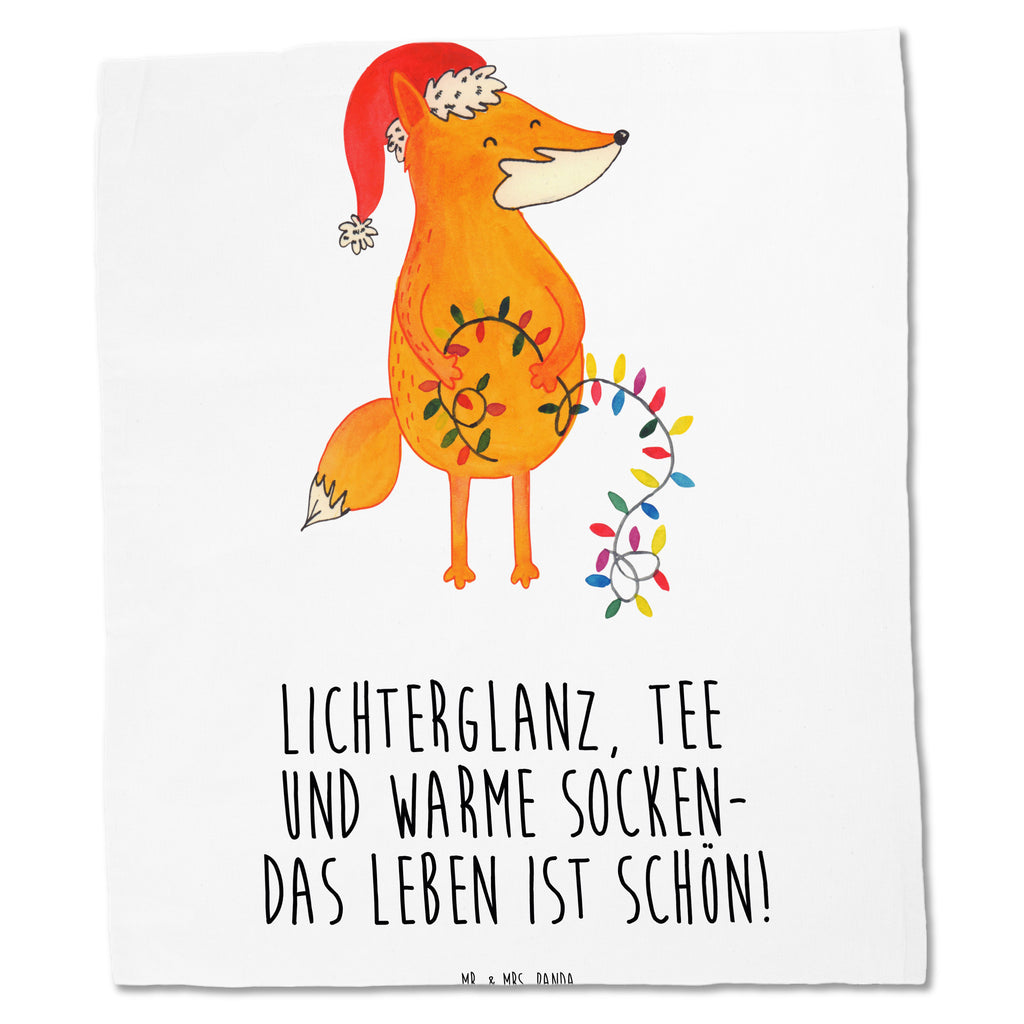 Tragetasche Fuchs Weihnachten Beuteltasche, Beutel, Einkaufstasche, Jutebeutel, Stoffbeutel, Winter, Weihnachten, Weihnachtsdeko, Nikolaus, Advent, Heiligabend, Wintermotiv, Fuchs, Füchse, Spruch schön, Geschenk Weihnachten, Weihnachtsmann, Weihnachtszeit