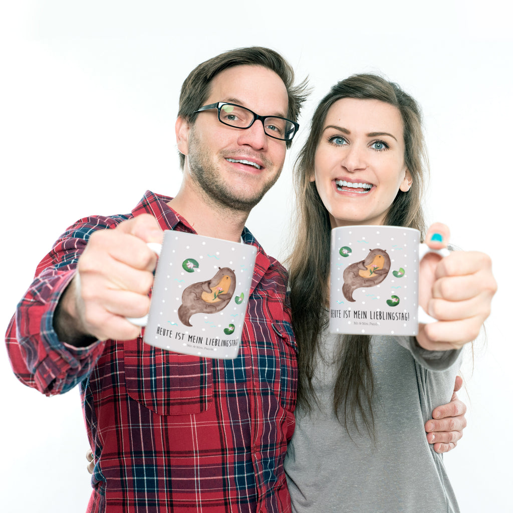 Kindertasse Otter mit Seerose Kunststoff Tasse, Kindergarten, Tasse, Trinkbecher, Camping Becher, Kaffeetasse, Kunststoffbecher, Kindergartenbecher, Outdoorgeschirr, Kunststoffgeschirr, Reisebecher, Reisetasse, Kinderbecher, Otter, Fischotter, Seeotter, Otter Seeotter See Otter