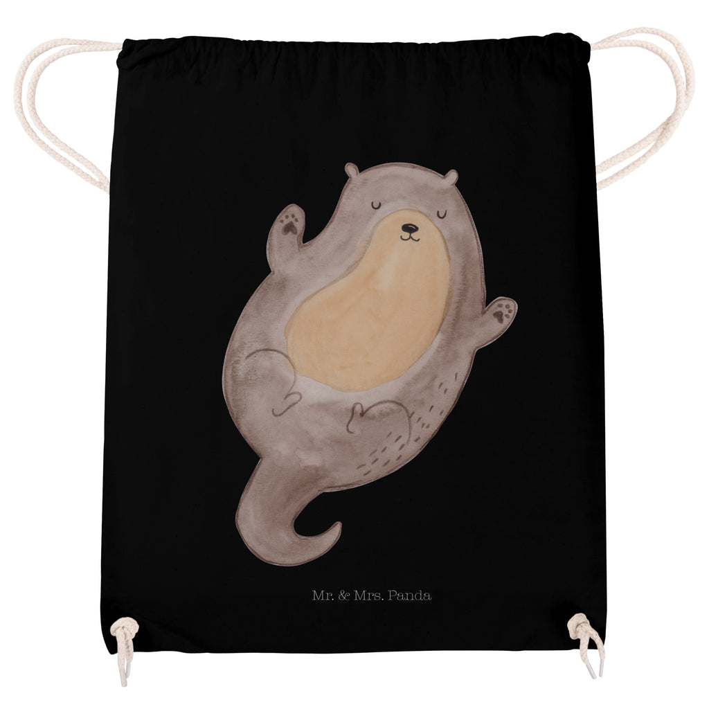 Sportbeutel Otter Umarmen Turnbeutel, Beutel, Sporttasche, Tasche, Stoffbeutel, Otter, Fischotter, Seeotter, Otter Seeotter See Otter