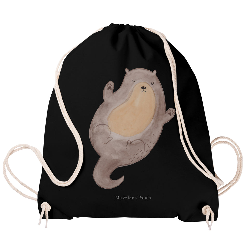 Sportbeutel Otter Umarmen Turnbeutel, Beutel, Sporttasche, Tasche, Stoffbeutel, Otter, Fischotter, Seeotter, Otter Seeotter See Otter