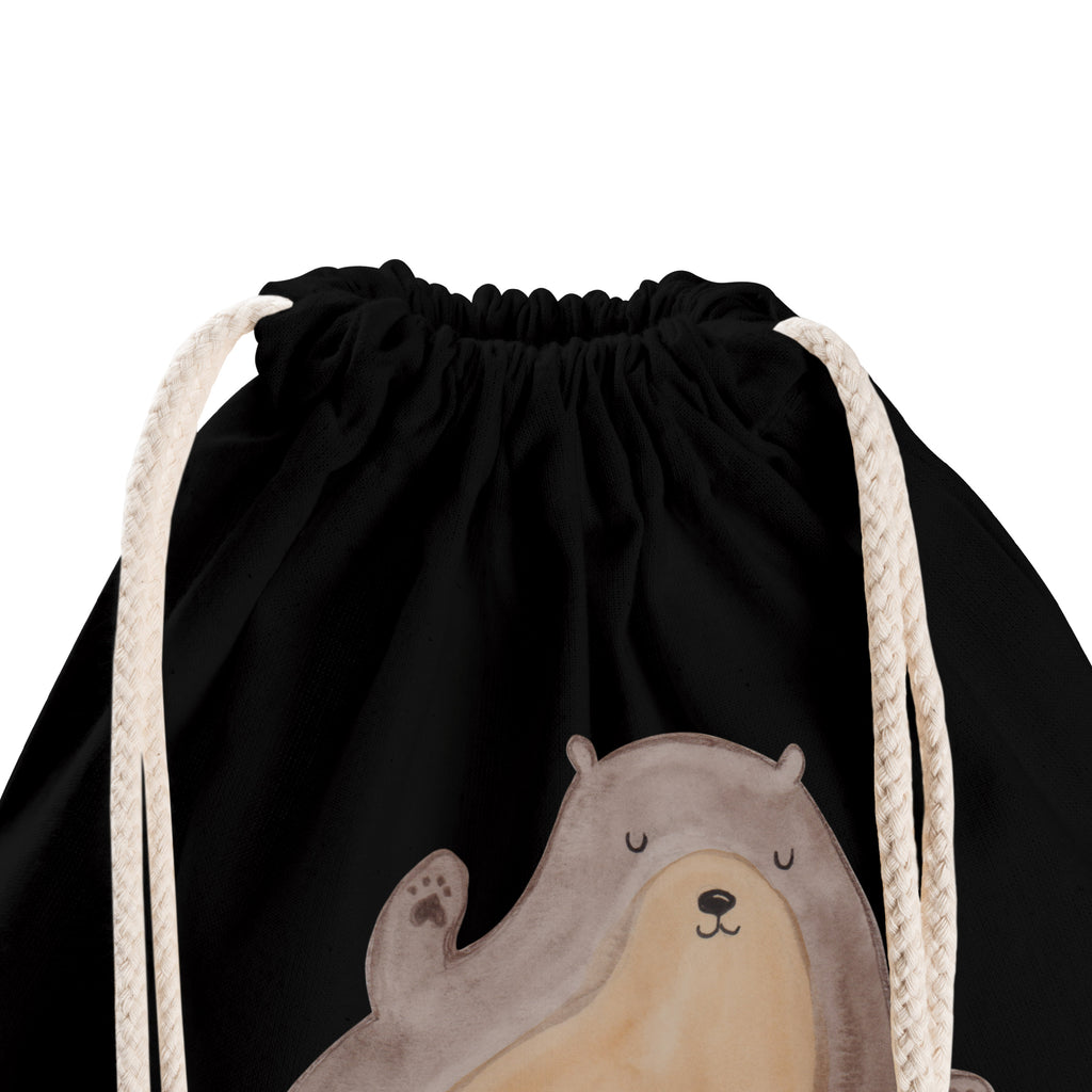 Sportbeutel Otter Umarmen Turnbeutel, Beutel, Sporttasche, Tasche, Stoffbeutel, Otter, Fischotter, Seeotter, Otter Seeotter See Otter