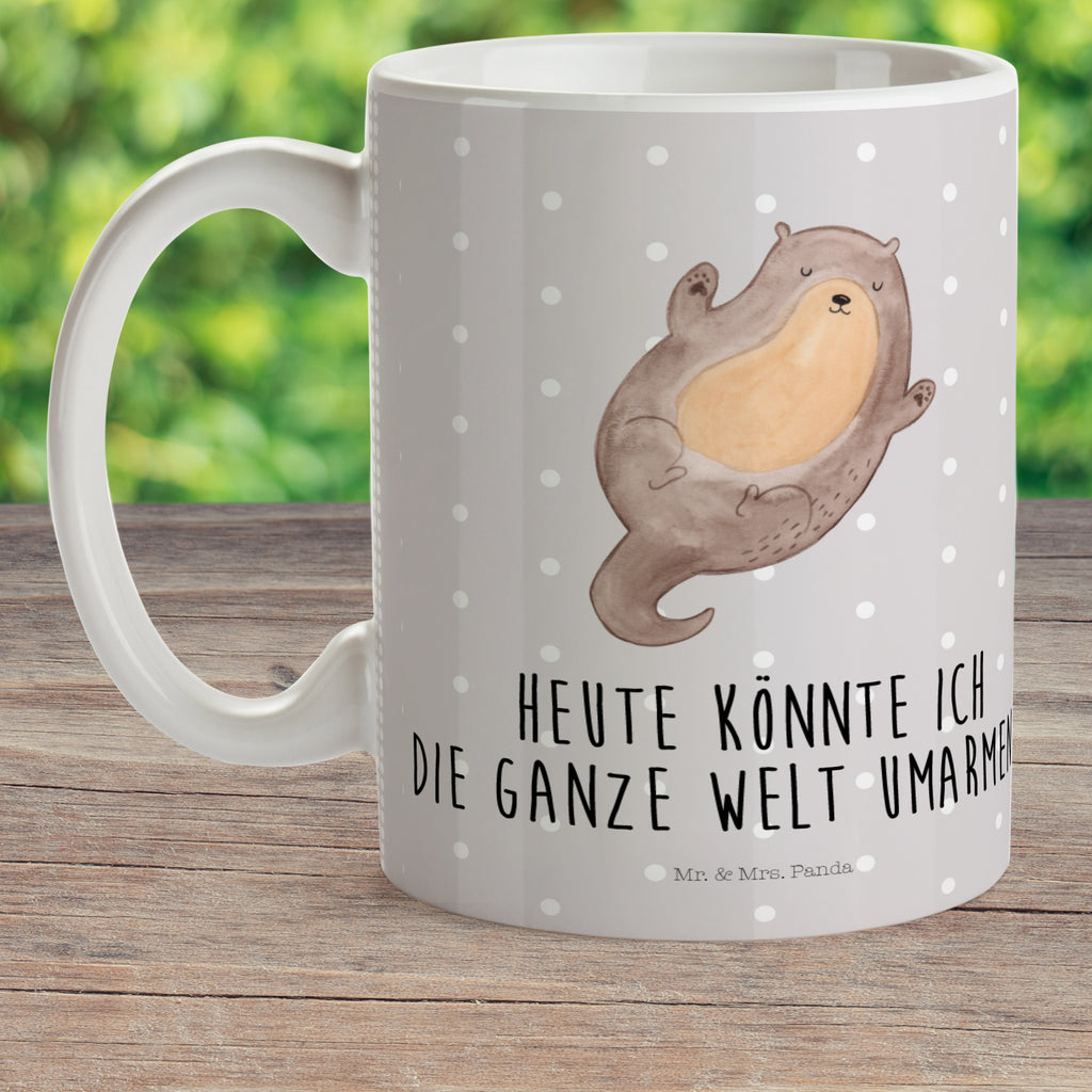Kindertasse Otter Umarmen Kunststoff Tasse, Kindergarten, Tasse, Trinkbecher, Camping Becher, Kaffeetasse, Kunststoffbecher, Kindergartenbecher, Outdoorgeschirr, Kunststoffgeschirr, Reisebecher, Reisetasse, Kinderbecher, Otter, Fischotter, Seeotter, Otter Seeotter See Otter