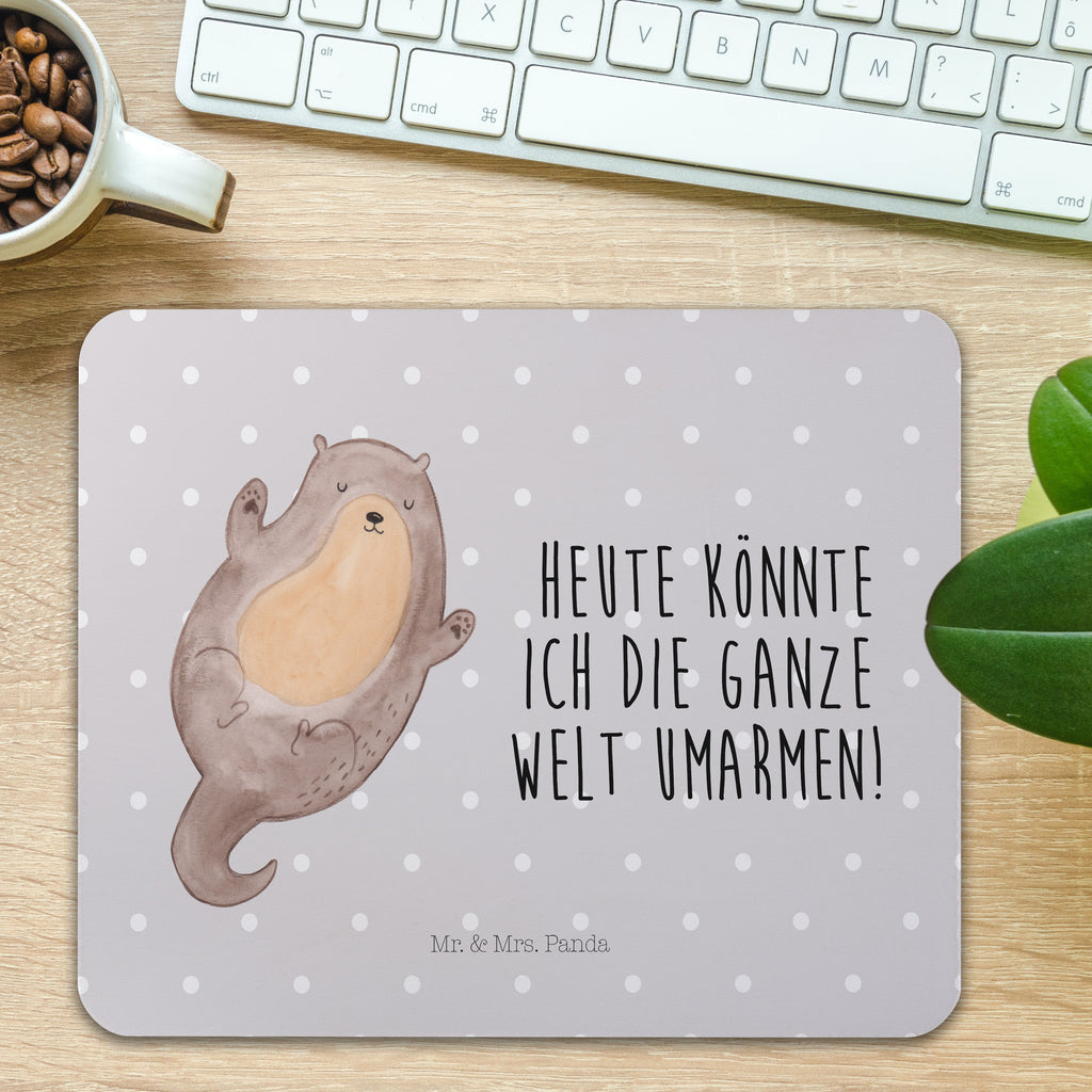 Mauspad Otter Umarmen Mousepad, Computer zubehör, Büroausstattung, PC Zubehör, Arbeitszimmer, Mauspad, Einzigartiges Mauspad, Designer Mauspad, Otter, Fischotter, Seeotter, Otter Seeotter See Otter