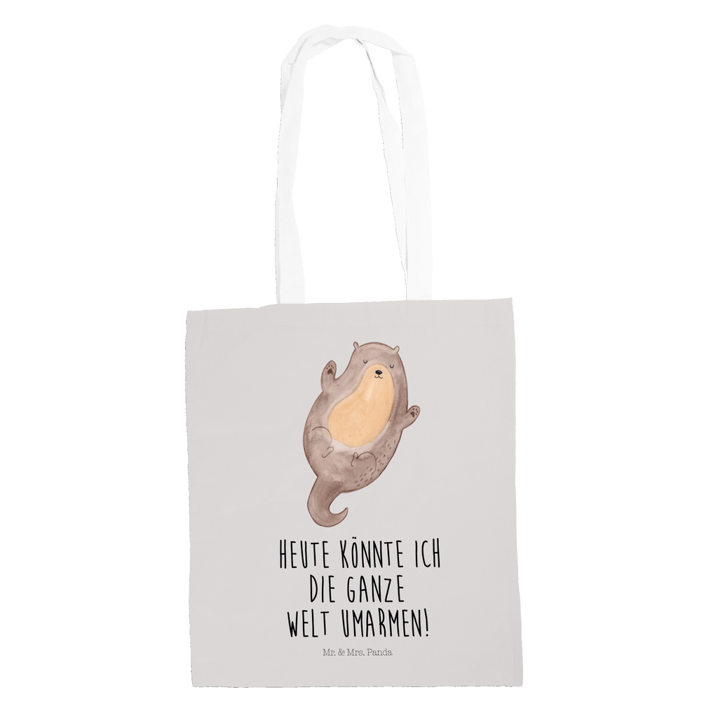 Tragetasche Otter Umarmen Beuteltasche, Beutel, Einkaufstasche, Jutebeutel, Stoffbeutel, Otter, Fischotter, Seeotter, Otter Seeotter See Otter