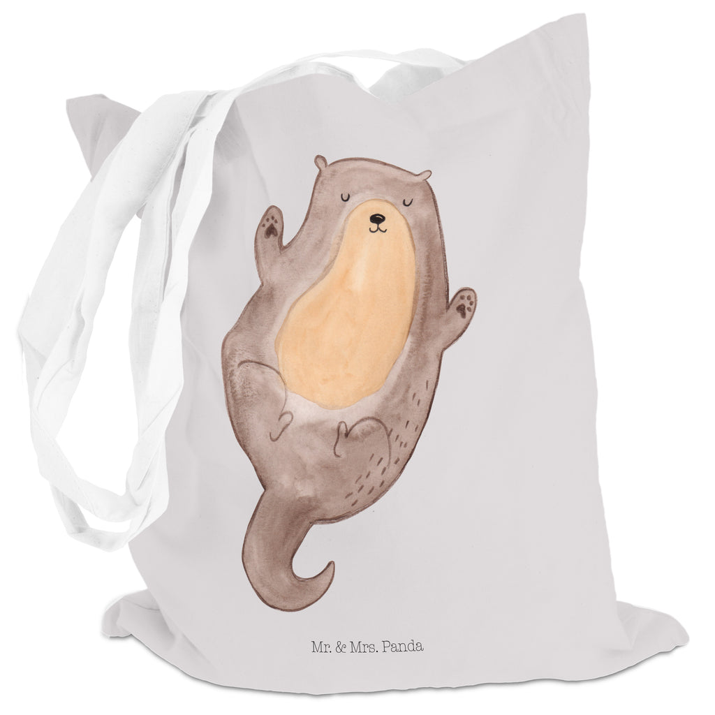 Tragetasche Otter Umarmen Beuteltasche, Beutel, Einkaufstasche, Jutebeutel, Stoffbeutel, Otter, Fischotter, Seeotter, Otter Seeotter See Otter