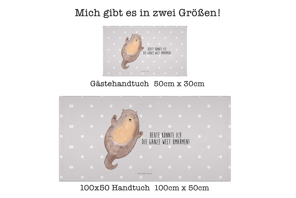 Gäste Handtuch Otter Umarmen Gästetuch, Reisehandtuch, Sport Handtuch, Frottier, Kinder Handtuch, Otter, Fischotter, Seeotter, Otter Seeotter See Otter