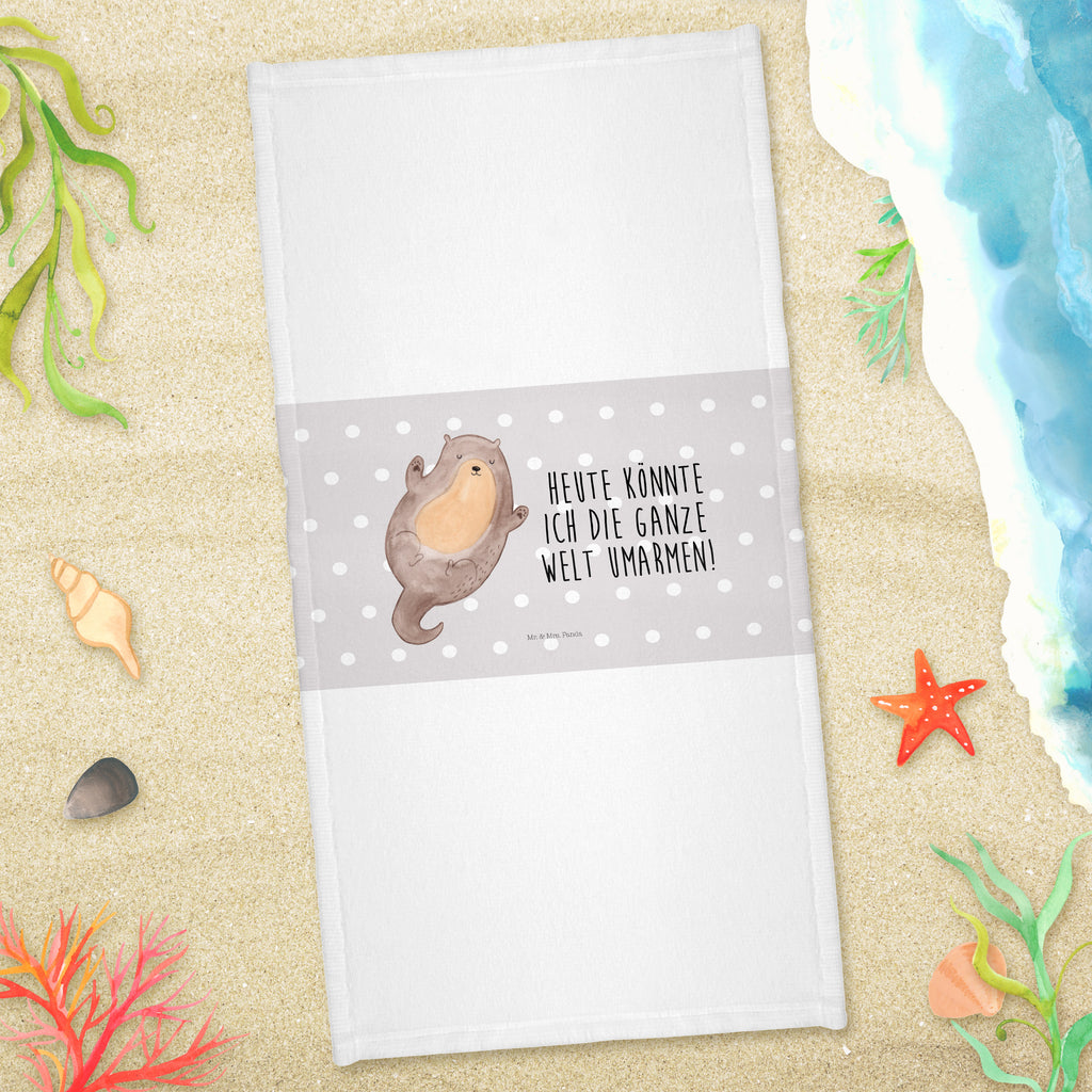 70 x 140 Handtuch Otter Umarmen Duschtuch, Badetuch, Strandtuch, Saunatuch, Kinder Handtuch, Otter, Fischotter, Seeotter, Otter Seeotter See Otter