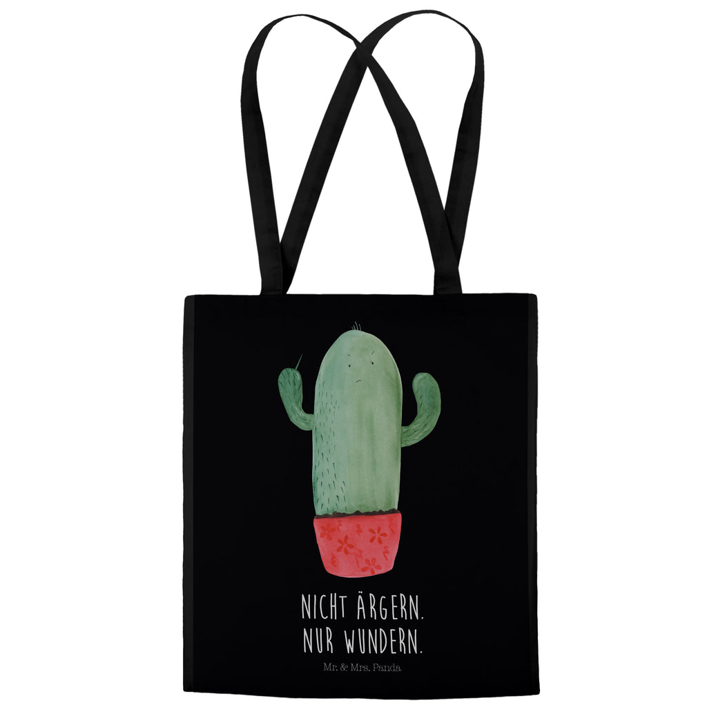 Tragetasche Kaktus wütend Beuteltasche, Beutel, Einkaufstasche, Jutebeutel, Stoffbeutel, Kaktus, Kakteen, ärgern, Büro, Schule, Büroalltag, Chefin, Kollege, Kollegin, wütend