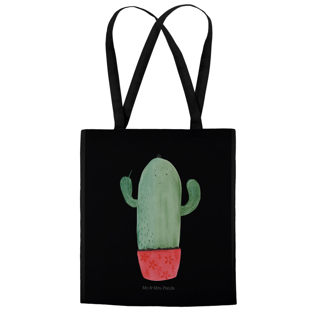 Tragetasche Kaktus wütend Beuteltasche, Beutel, Einkaufstasche, Jutebeutel, Stoffbeutel, Kaktus, Kakteen, ärgern, Büro, Schule, Büroalltag, Chefin, Kollege, Kollegin, wütend