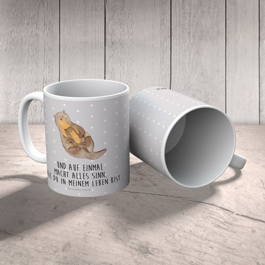 Kindertasse Otter mit Kind Kunststoff Tasse, Kindergarten, Tasse, Trinkbecher, Camping Becher, Kaffeetasse, Kunststoffbecher, Kindergartenbecher, Outdoorgeschirr, Kunststoffgeschirr, Reisebecher, Reisetasse, Kinderbecher, Otter, Fischotter, Seeotter, Otter Seeotter See Otter
