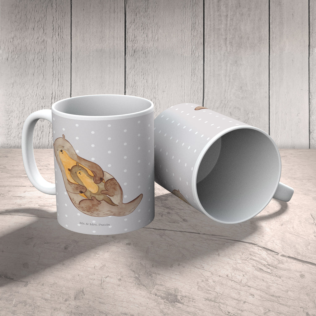 Kindertasse Otter mit Kind Kunststoff Tasse, Kindergarten, Tasse, Trinkbecher, Camping Becher, Kaffeetasse, Kunststoffbecher, Kindergartenbecher, Outdoorgeschirr, Kunststoffgeschirr, Reisebecher, Reisetasse, Kinderbecher, Otter, Fischotter, Seeotter, Otter Seeotter See Otter