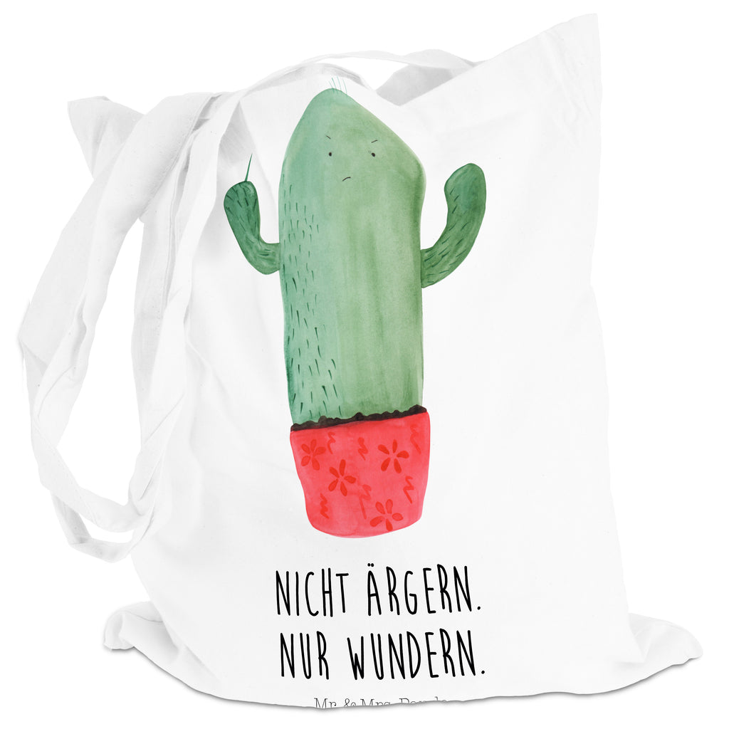 Tragetasche Kaktus wütend Beuteltasche, Beutel, Einkaufstasche, Jutebeutel, Stoffbeutel, Kaktus, Kakteen, ärgern, Büro, Schule, Büroalltag, Chefin, Kollege, Kollegin, wütend