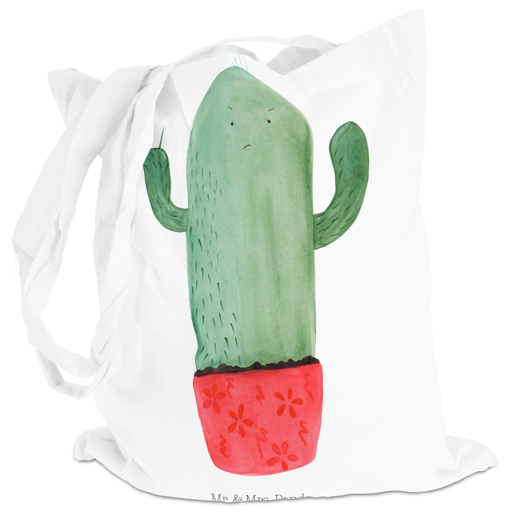 Tragetasche Kaktus wütend Beuteltasche, Beutel, Einkaufstasche, Jutebeutel, Stoffbeutel, Kaktus, Kakteen, ärgern, Büro, Schule, Büroalltag, Chefin, Kollege, Kollegin, wütend
