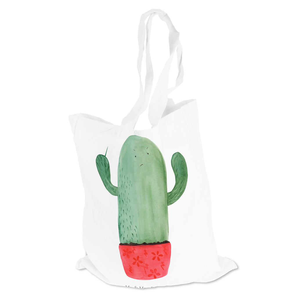 Tragetasche Kaktus wütend Beuteltasche, Beutel, Einkaufstasche, Jutebeutel, Stoffbeutel, Kaktus, Kakteen, ärgern, Büro, Schule, Büroalltag, Chefin, Kollege, Kollegin, wütend