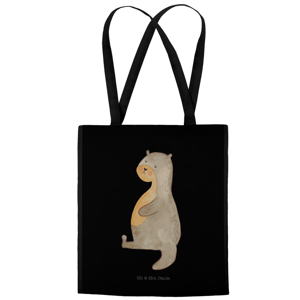 Tragetasche Otter Bauch Beuteltasche, Beutel, Einkaufstasche, Jutebeutel, Stoffbeutel, Otter, Fischotter, Seeotter, Otter Seeotter See Otter