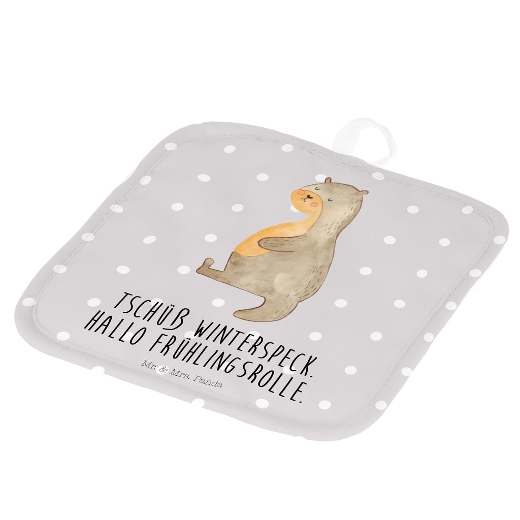 2er Set Topflappen  Otter Bauch Topflappen, Topfuntersetzer, Ofenhandschuh, Topflappen Set, Topflappen lustig, Topflappen mit Spruch, Otter, Fischotter, Seeotter, Otter Seeotter See Otter