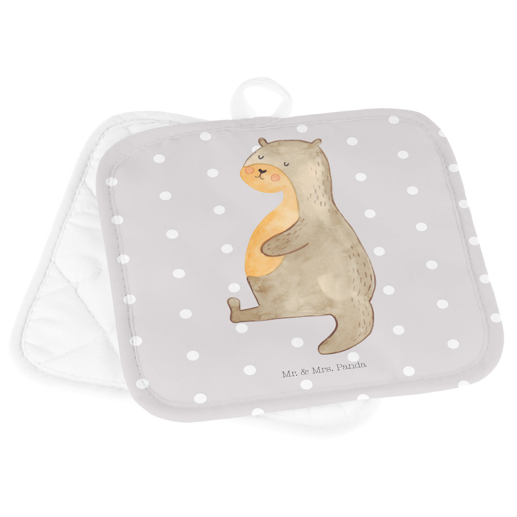 2er Set Topflappen  Otter Bauch Topflappen, Topfuntersetzer, Ofenhandschuh, Topflappen Set, Topflappen lustig, Topflappen mit Spruch, Otter, Fischotter, Seeotter, Otter Seeotter See Otter