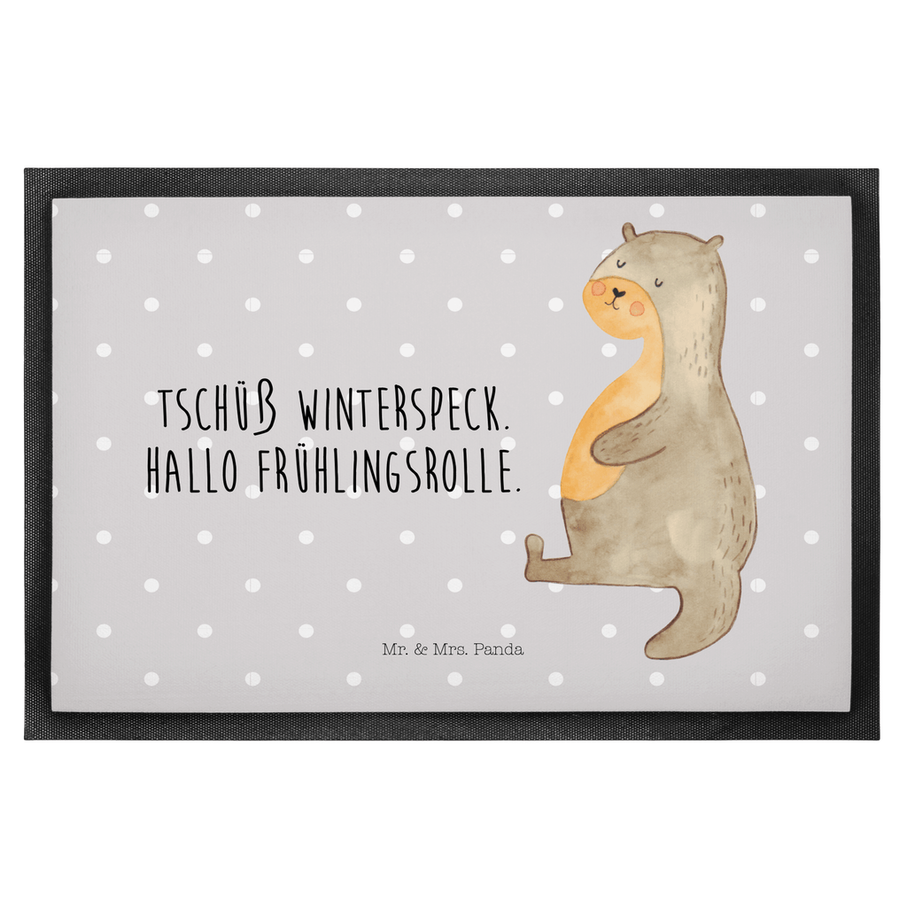 Fußmatte Otter Bauch Otter Seeotter See Otter Türvorleger, Schmutzmatte, Fußabtreter, Matte, Schmutzfänger, Fußabstreifer, Schmutzfangmatte, Türmatte, Motivfußmatte,  Haustürmatte, Vorleger  Otter,  Fischotter,  Seeotter