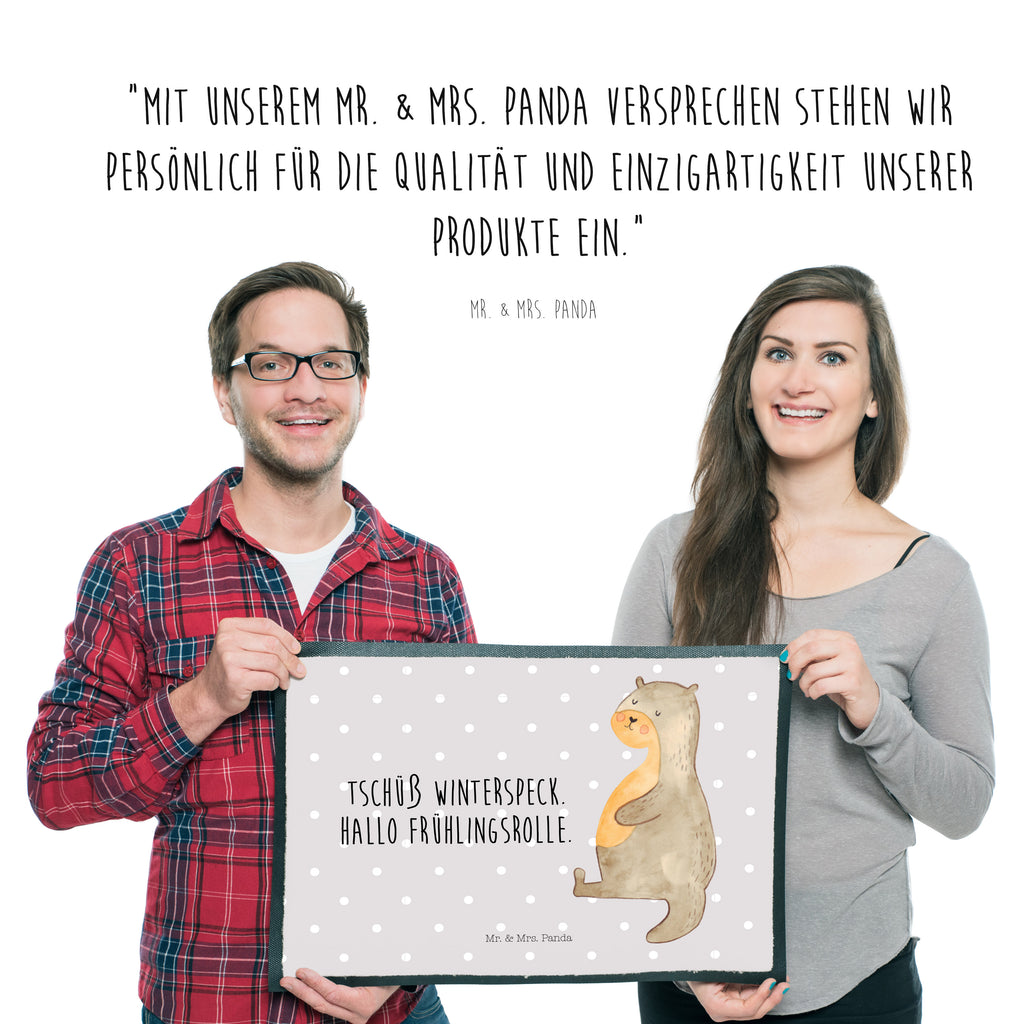 Fußmatte Otter Bauch Otter Seeotter See Otter Türvorleger, Schmutzmatte, Fußabtreter, Matte, Schmutzfänger, Fußabstreifer, Schmutzfangmatte, Türmatte, Motivfußmatte,  Haustürmatte, Vorleger  Otter,  Fischotter,  Seeotter