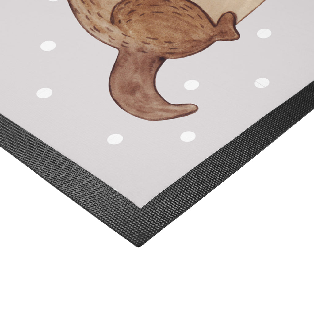 Fußmatte Otter Blumenstrauß Otter Seeotter See Otter Türvorleger, Schmutzmatte, Fußabtreter, Matte, Schmutzfänger, Fußabstreifer, Schmutzfangmatte, Türmatte, Motivfußmatte,  Haustürmatte, Vorleger  Otter,  Fischotter,  Seeotter