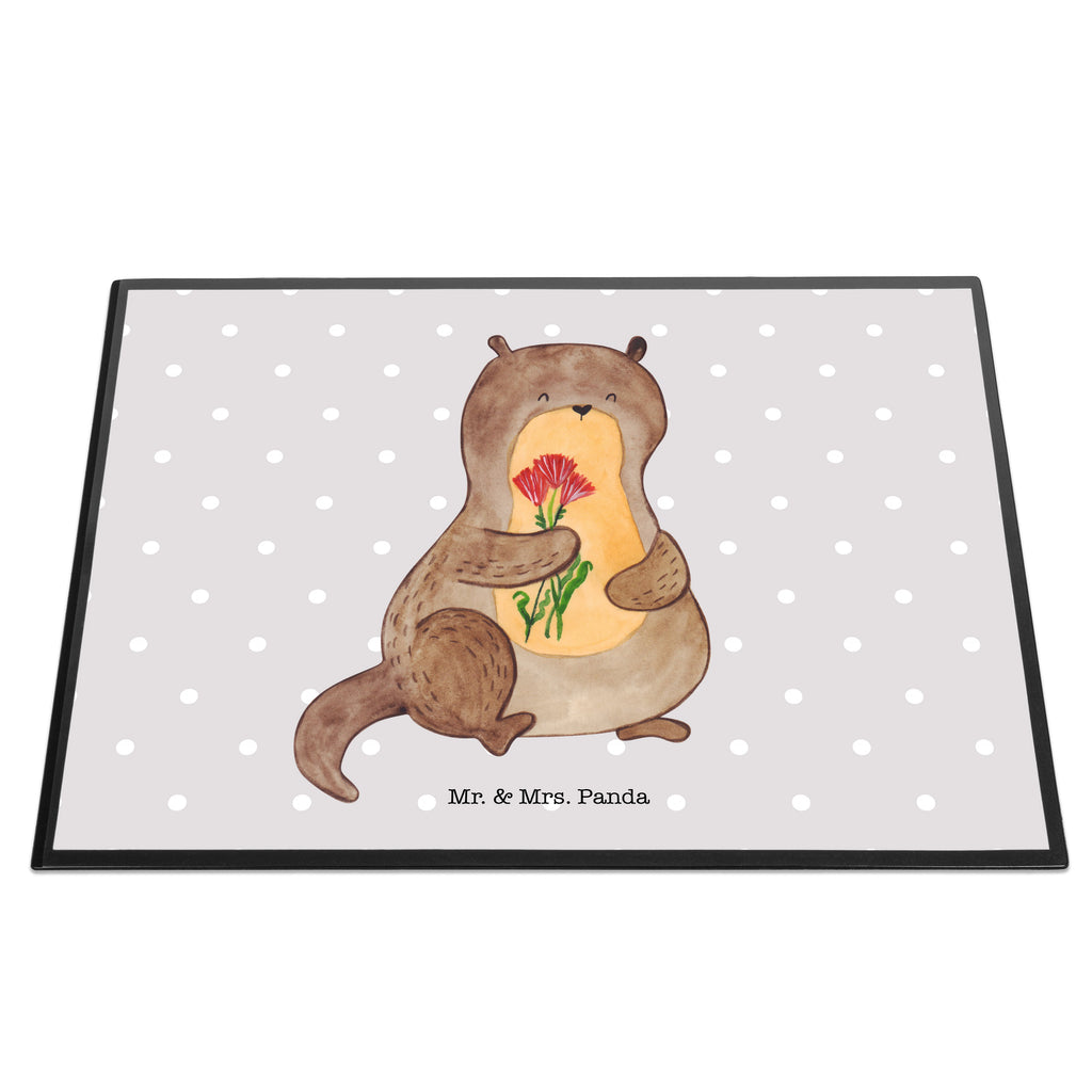 Schreibtischunterlage Otter Blumenstrauß Schreibunterlage, Schreibtischauflage, Bürobedarf, Büroartikel, Schreibwaren, Schreibtisch Unterlagen, Schreibtischunterlage Groß, Otter, Fischotter, Seeotter, Otter Seeotter See Otter