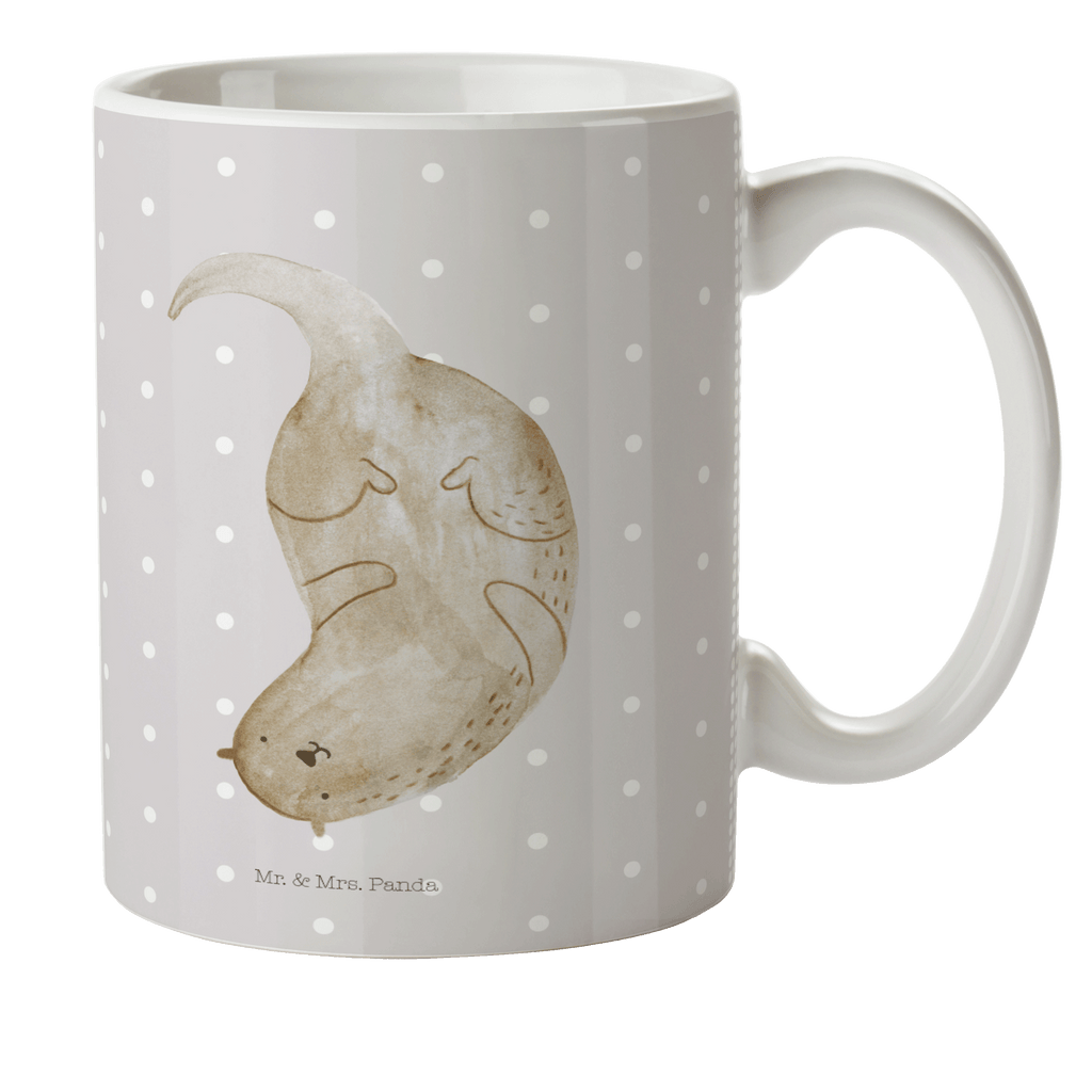 Kindertasse Otter kopfüber Kunststoff Tasse, Kindergarten, Tasse, Trinkbecher, Camping Becher, Kaffeetasse, Kunststoffbecher, Kindergartenbecher, Outdoorgeschirr, Kunststoffgeschirr, Reisebecher, Reisetasse, Kinderbecher, Otter, Fischotter, Seeotter, Otter Seeotter See Otter